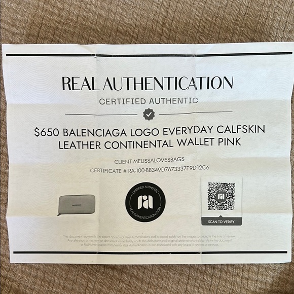 Balenciaga Light Pink Color Wallet with Silver Tone Hardware - Picture 2 of 10